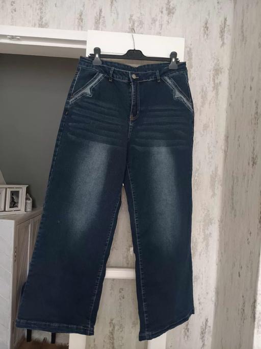  — shein wide leg jeans size xl