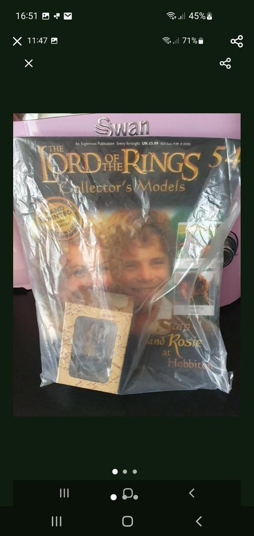  — lord of the rings collectors model issue 54