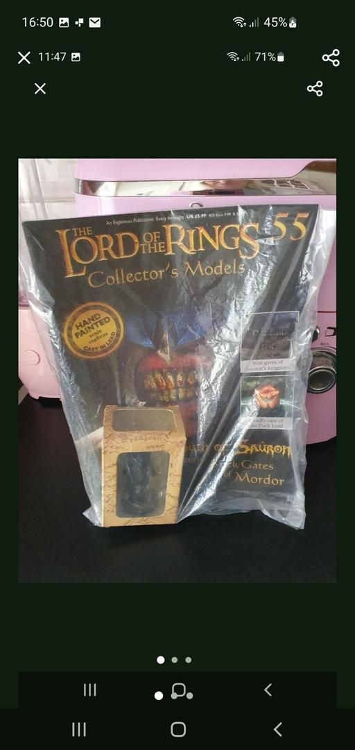  — lord of the rings collectors model issue 55