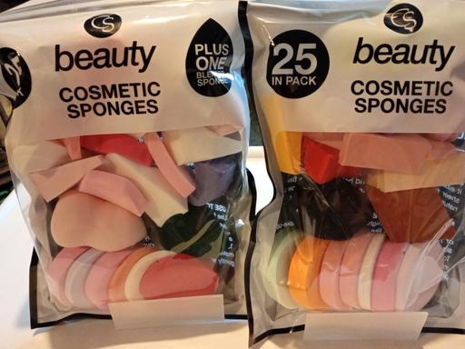  — 2 brand new packs of COSMETIC SPONGES