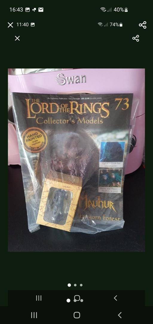  — lord of the rings collectors model issue 73