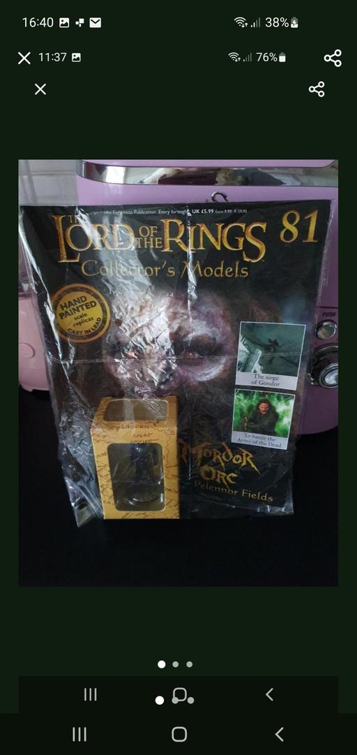  — lord of the rings collectors model issue 81