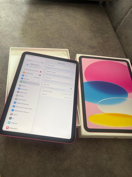  — iPad a16 128gb pink 4 months apple warranty