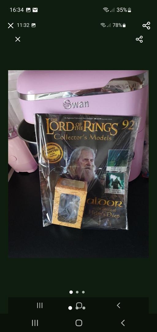  — lord of the rings collectors model issue 92