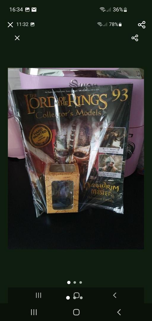  — lord of the rings collectors model issue 93