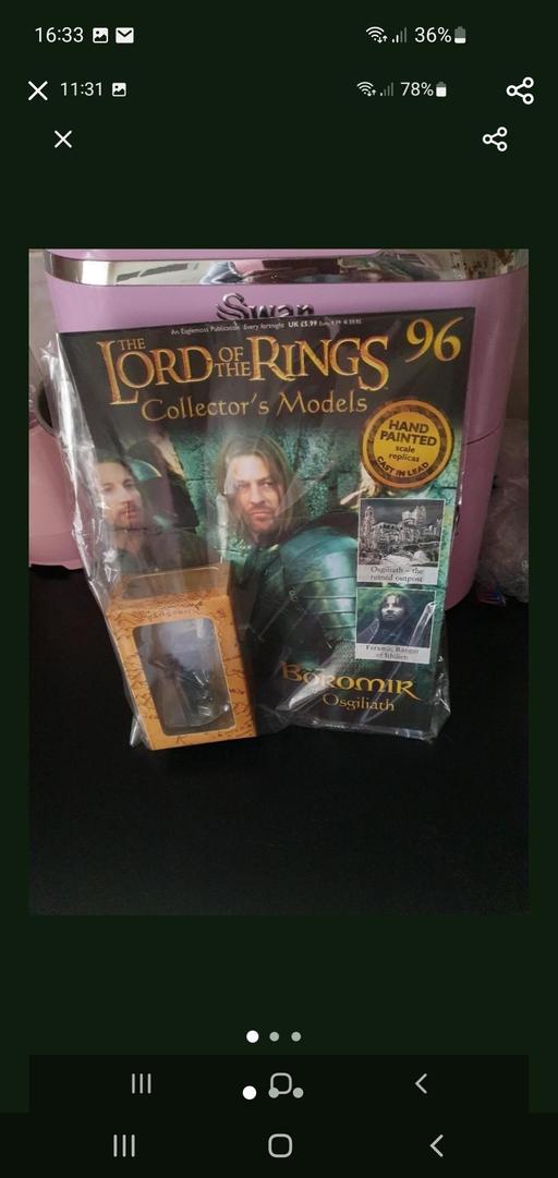  — lord of the rings collectors model issue 96