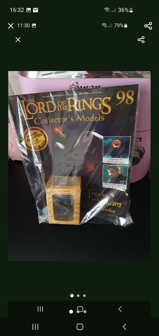  — lord of the rings collectors model issue 98
