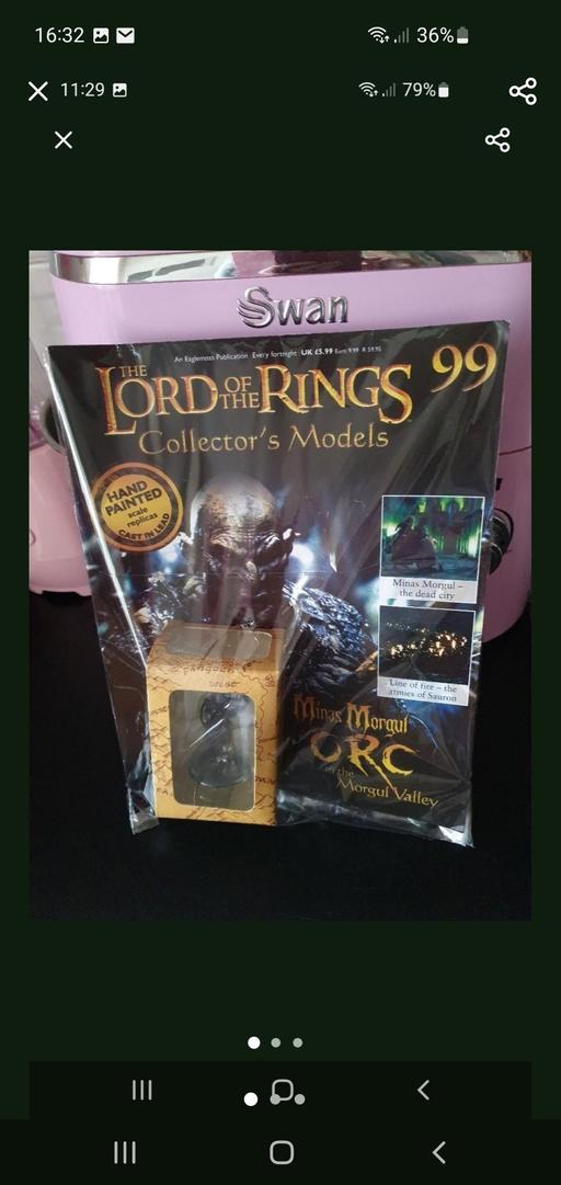  — lord of the rings collectors model issue 99