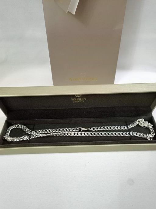  — 925 STERLING SILVER 6mm CURB CHAIN 22".