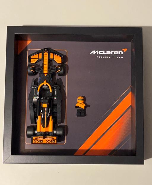 — Lego F1 McLaren Display Frame - Wall mounted