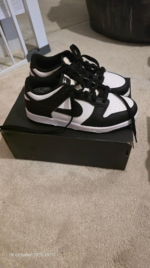  — nike dunks black and white