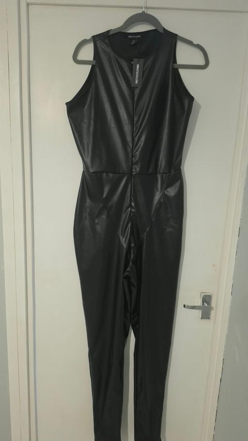  — leather look jumpsuit