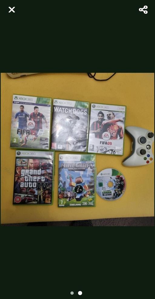  — xbox 360 games and controller