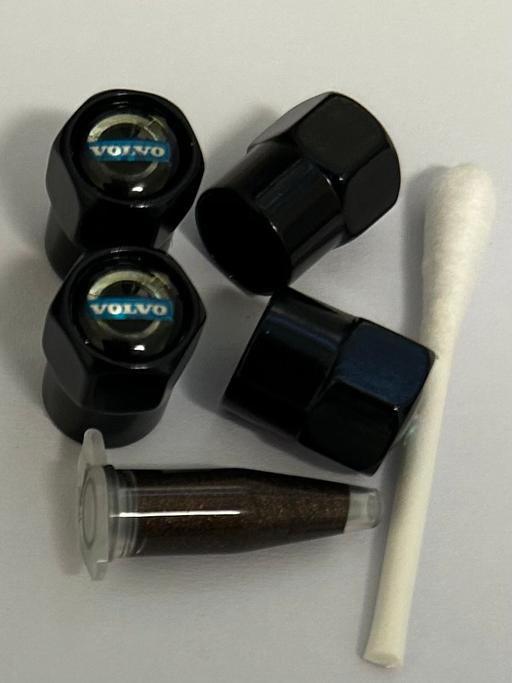  — Volvo tyre valve caps with grease