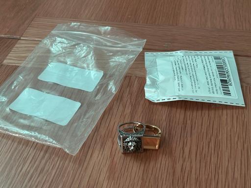  — Men’s invisible storage Lion Ring - size 10