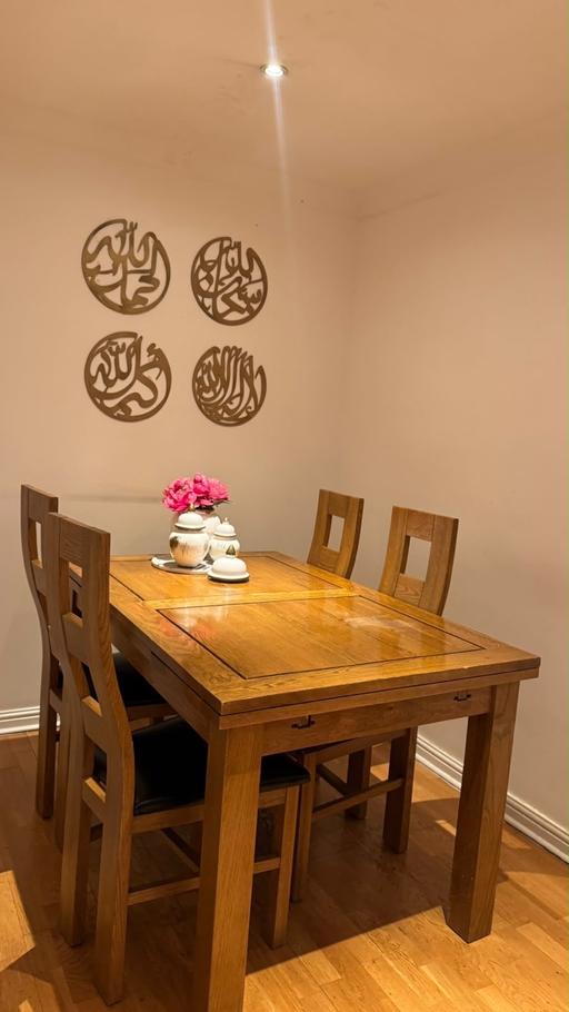  — Dinning table + 4 chairs