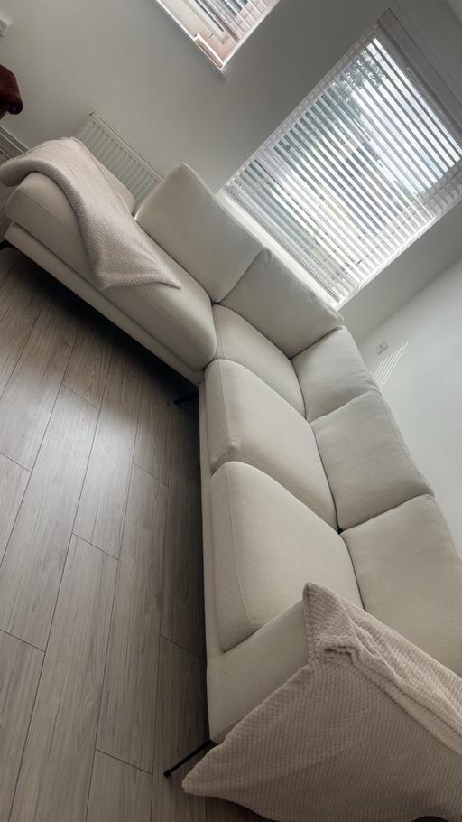  — Cream dfs sofa