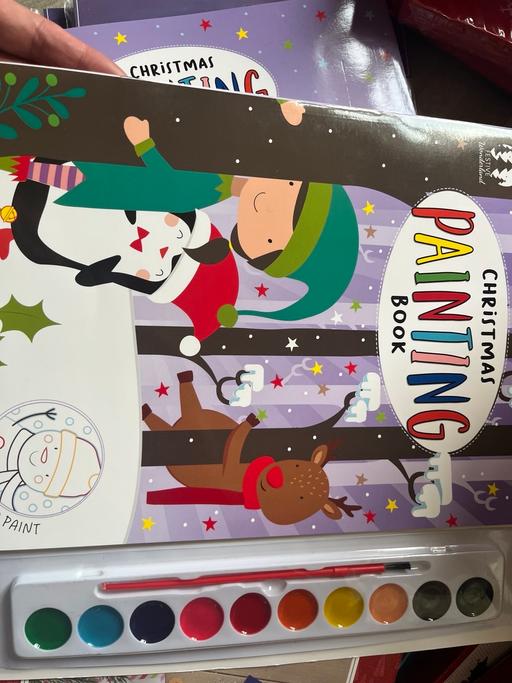  — New Christmas paint book n paints