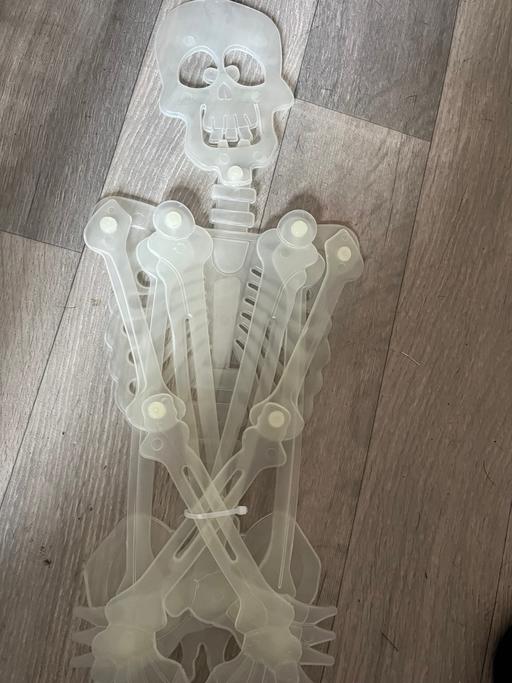  — Large glow in dark skeleton 1£ each a few