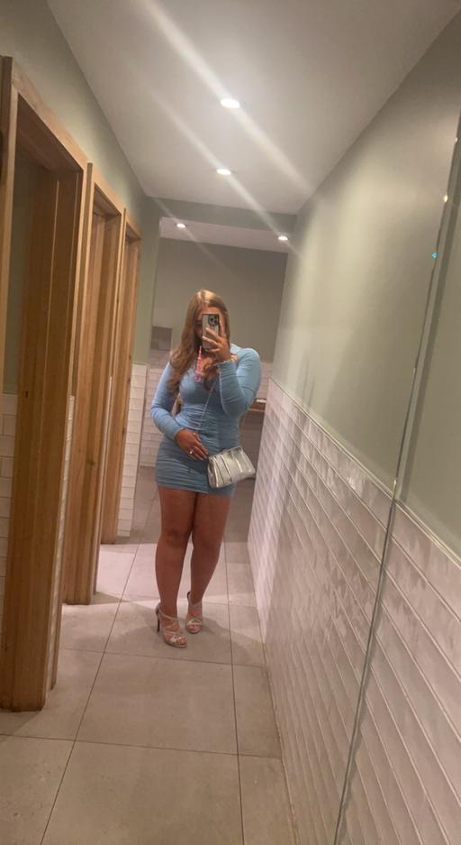  — Oh Polly Blue Long Sleeve Dress Size 12