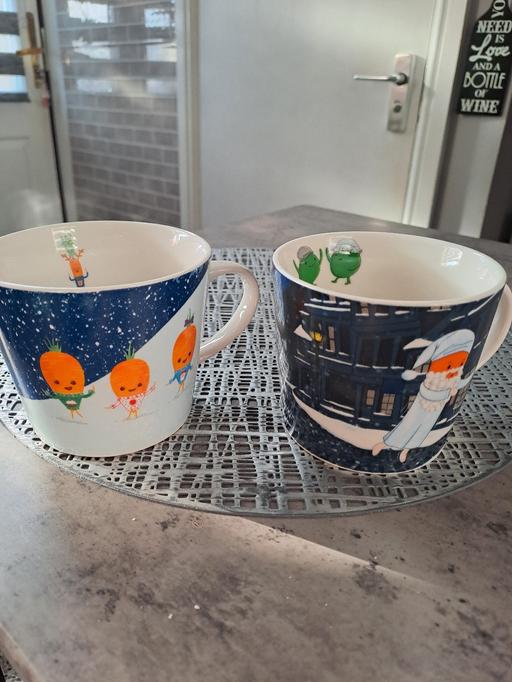  — 2 new large  mugs