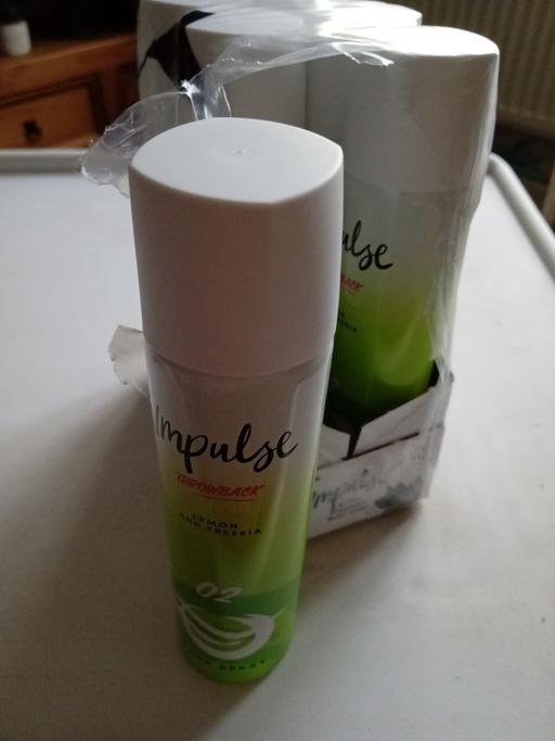  — new pack of 6 impulse BODY sprays