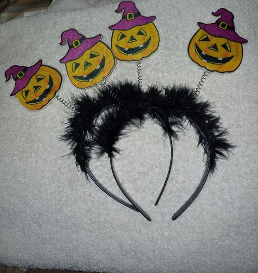  — pumpkin headbands. new