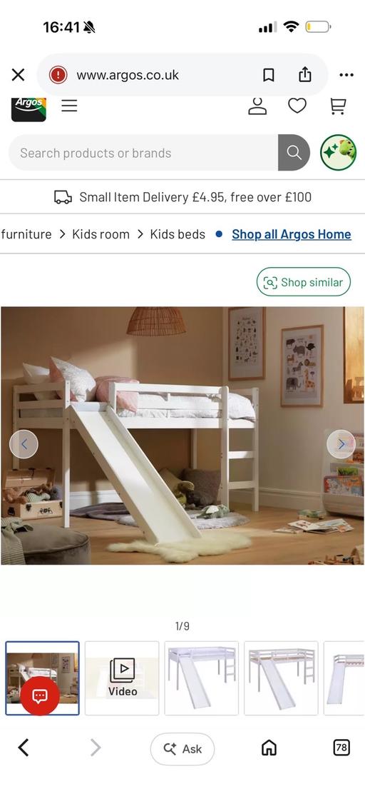  — Kids bed