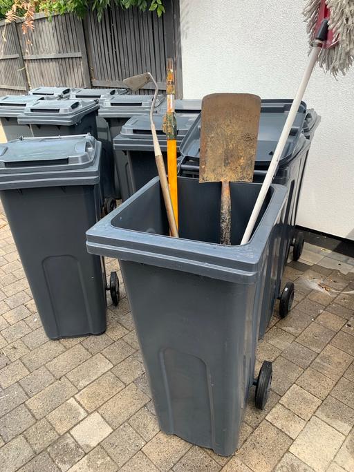  — Wheelie bins