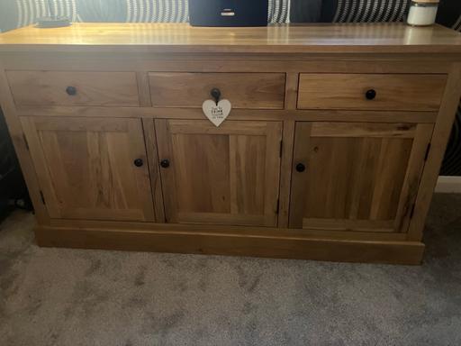  — Ponsford solid oak not veneer sideboard