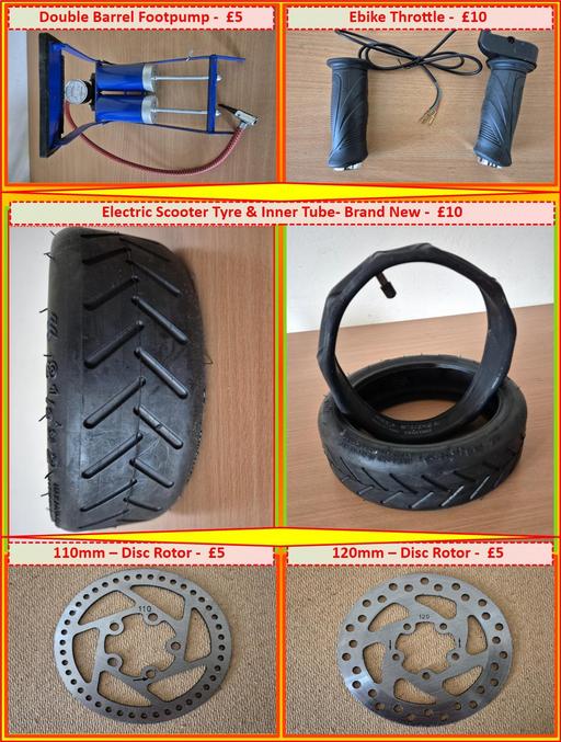  — Electric Scooter Tyre and inner tube.