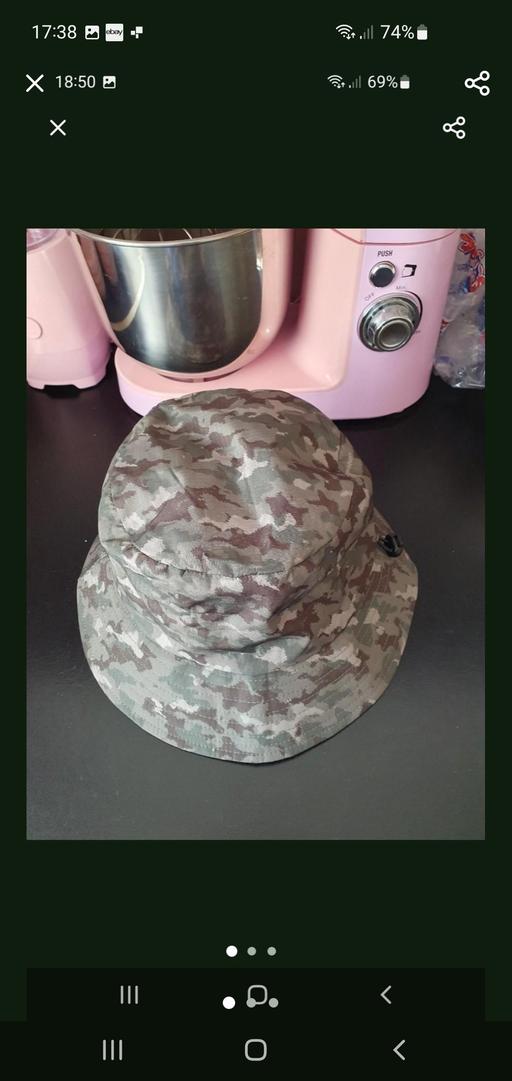  — men's camouflage bucket hat