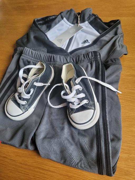  — boys tracksuit and trainers.