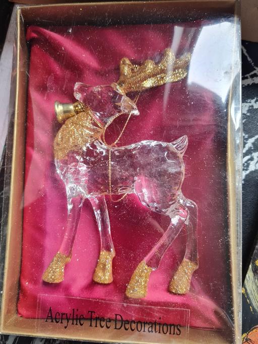  — Deer christmas ornament