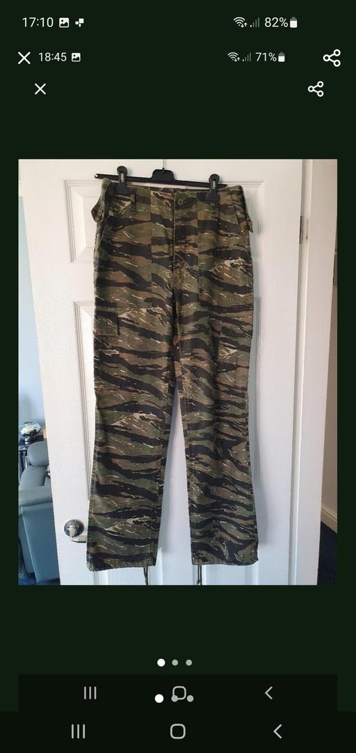  — men's camouflage trousers