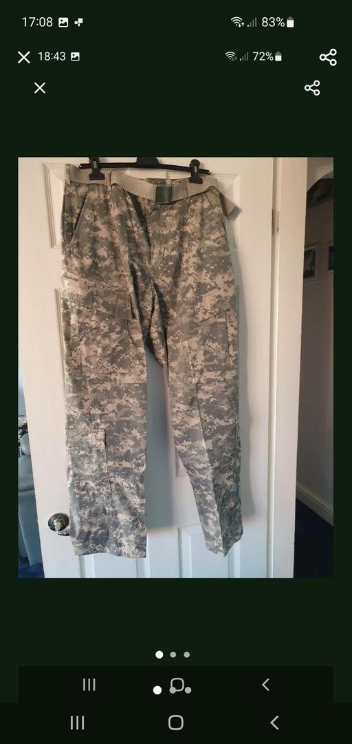  — men's camouflage trousers