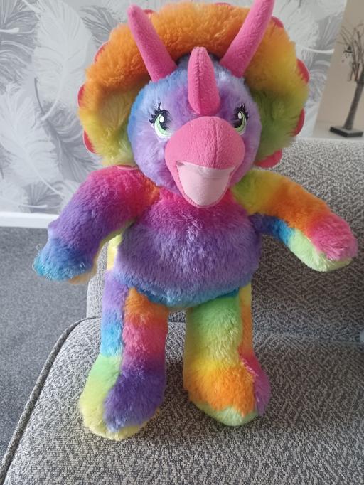  — build a bear rainbow dinosaur