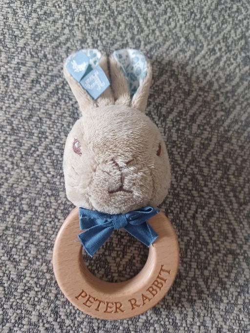  — Peter rabbit wooden rattle