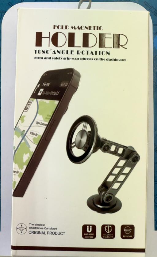  — Foldable Magnetic Car Phone Mount Holder