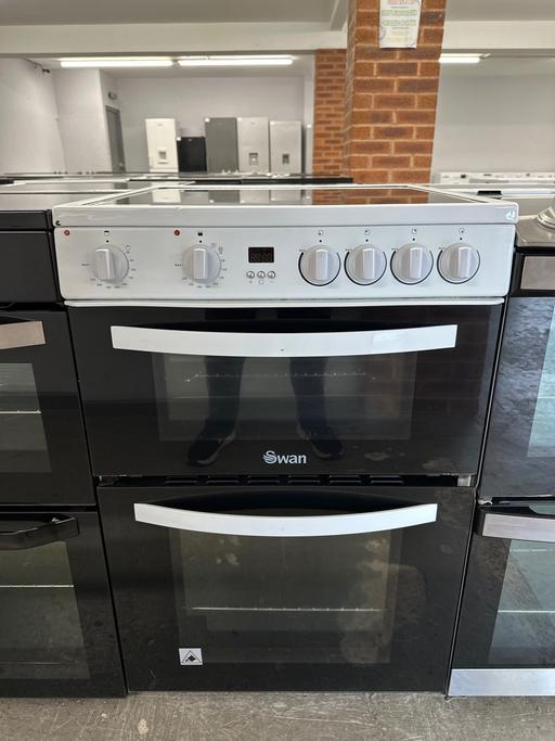  — Swan 60cm Ceramic Hob Electric Cooker