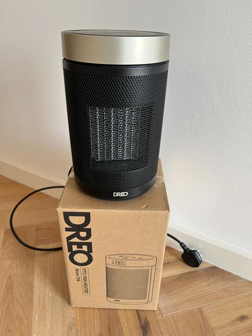  — DREO Fan Heater + Remote – Brand New, Boxed