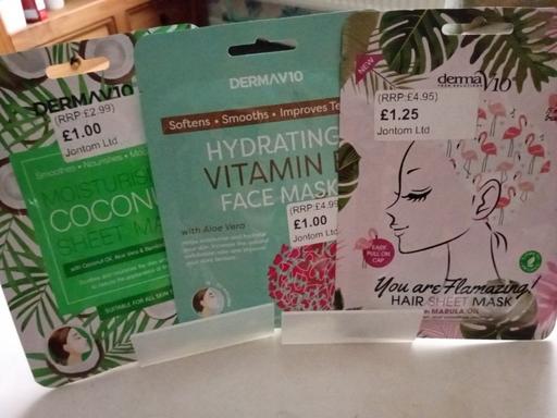  — joblot of FACE& SHEET MASK sets