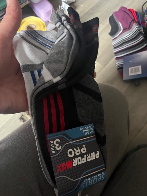  — Trainer socks 2£ a pack