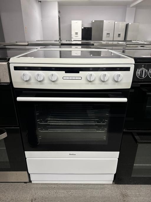 — AMICA 60cm Ceramic Hob Electric Cooker