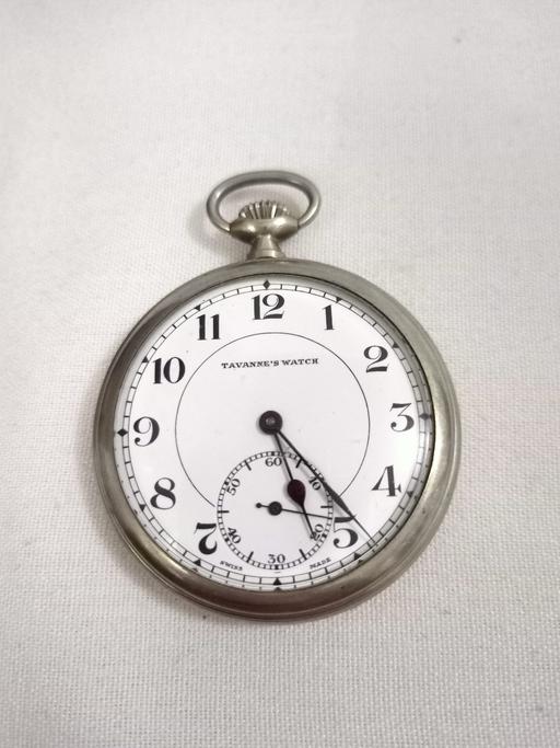  — VINTAGE TAVANNE'S POCKET WATCH SWISS MADE.