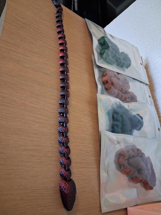  — x4 3d printed flexi snakes