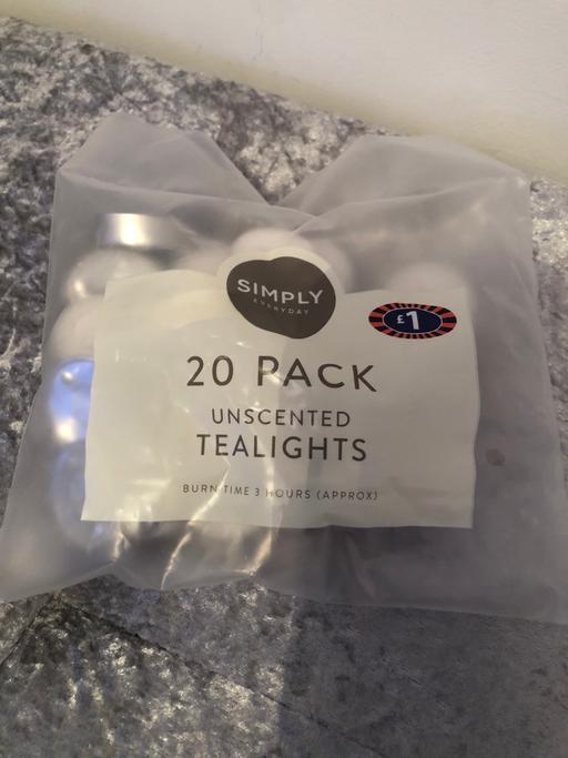  — Tea light candles