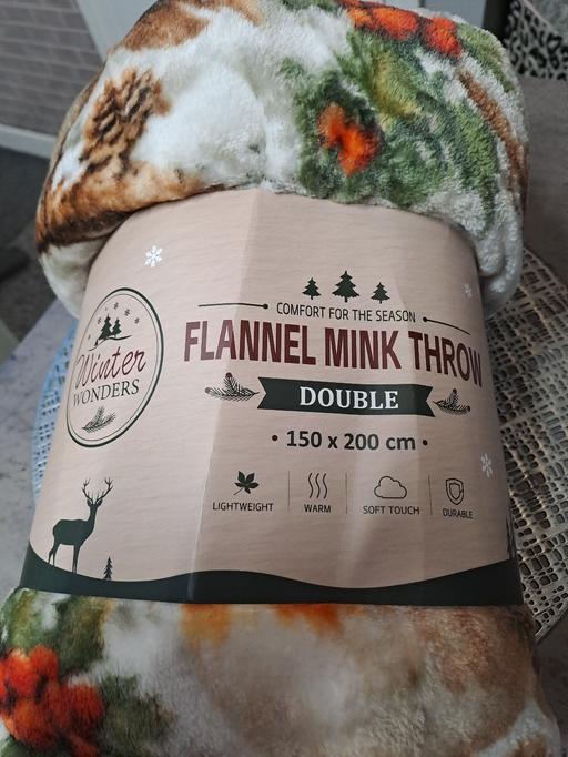  — large mink throw