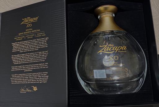  — Zacapa XO box and bottle
