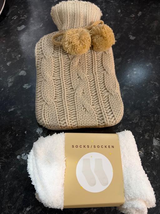  — Hot water bottle & socks